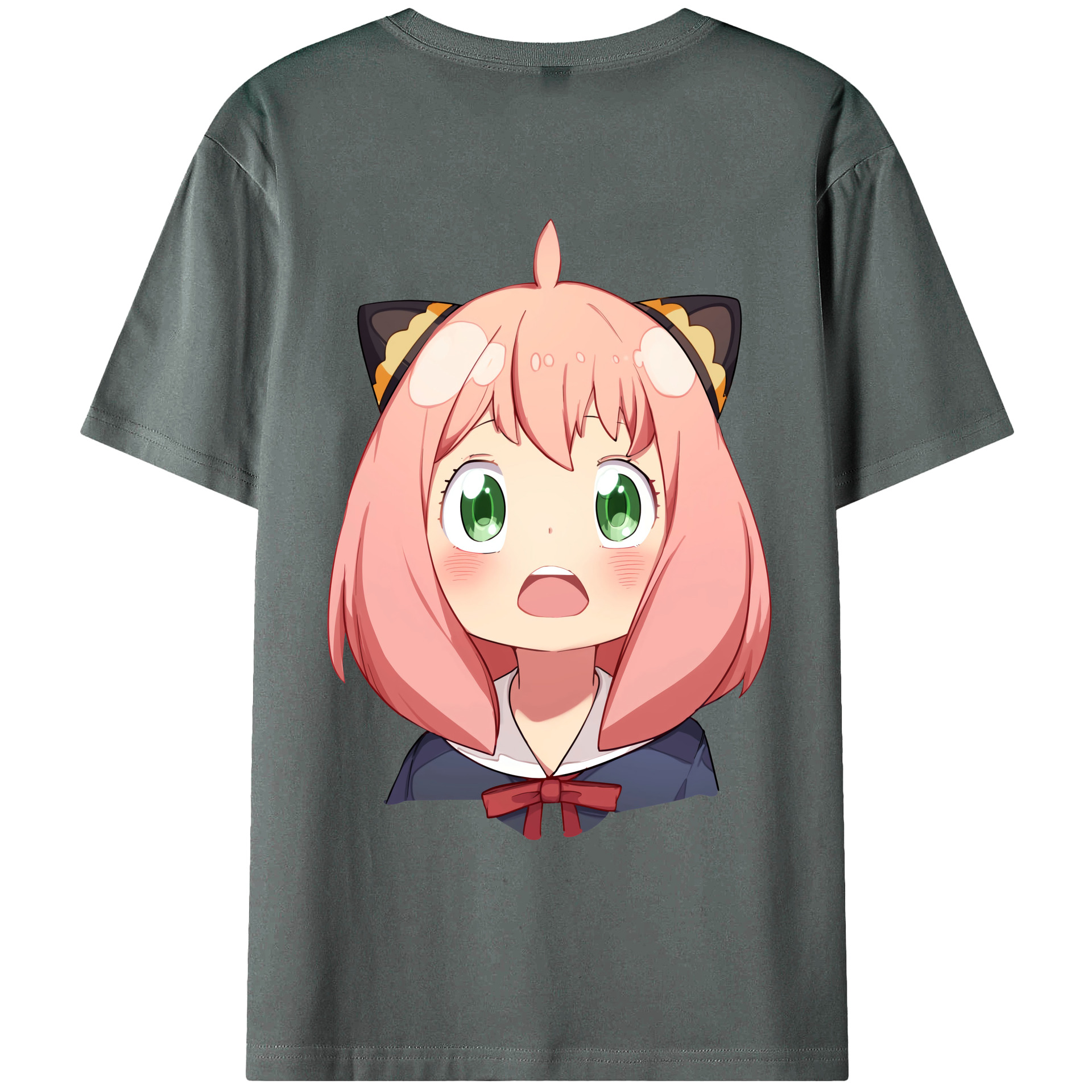 （画像用） SPY×FAMILY间谍家家酒 綿100％ メンズ半袖Tシャツ（バックプリント） 通気性